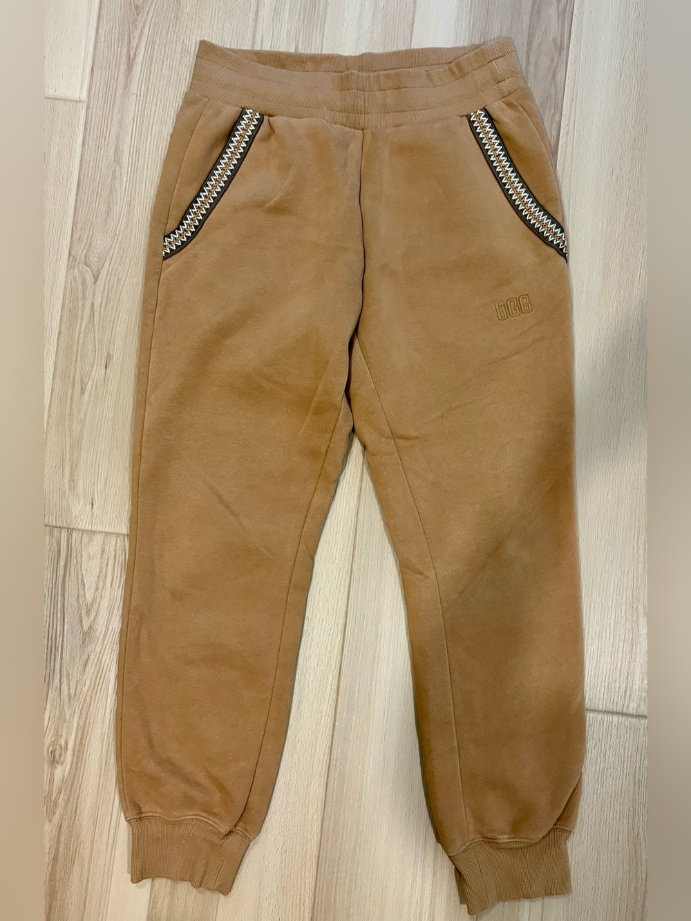 UGG Tasman Comfy Jogger Sweatpants Brown Unisex Size Small